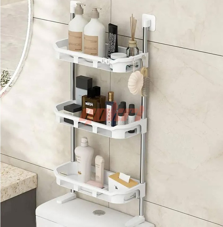 3 layer Multifunctional kitchen & Bathroom Wall Storage Organizer Rack