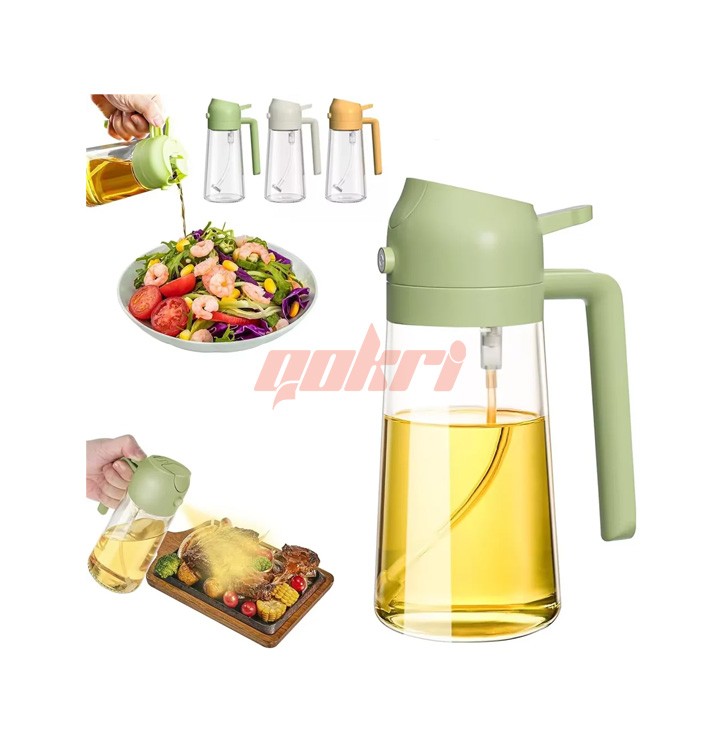 2 in1 Oil Spray Dispenser Bottle
