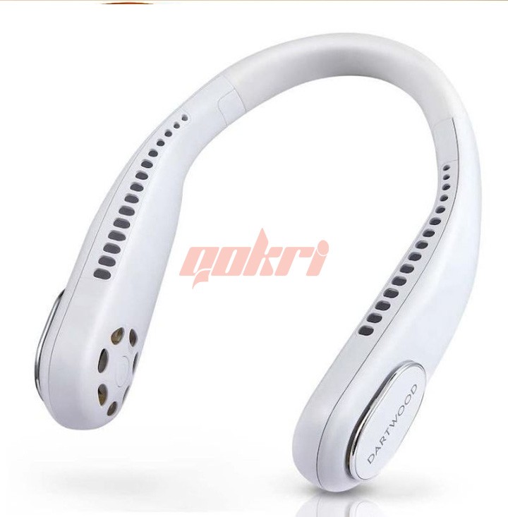 Vaneless hanging neck fan