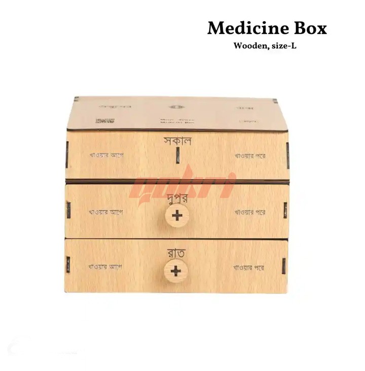 Medicine box(size-L)wood