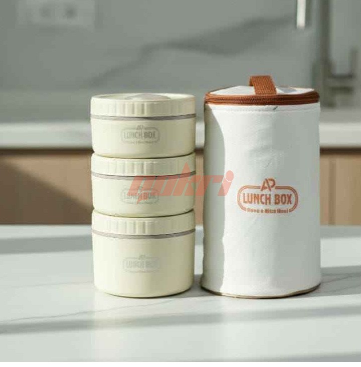 Portable Insulated Food Lunch Container Set with Thermal Lunch Box