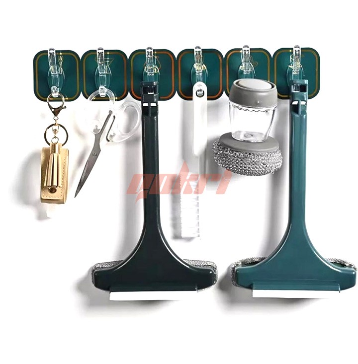 six raw plastic hook